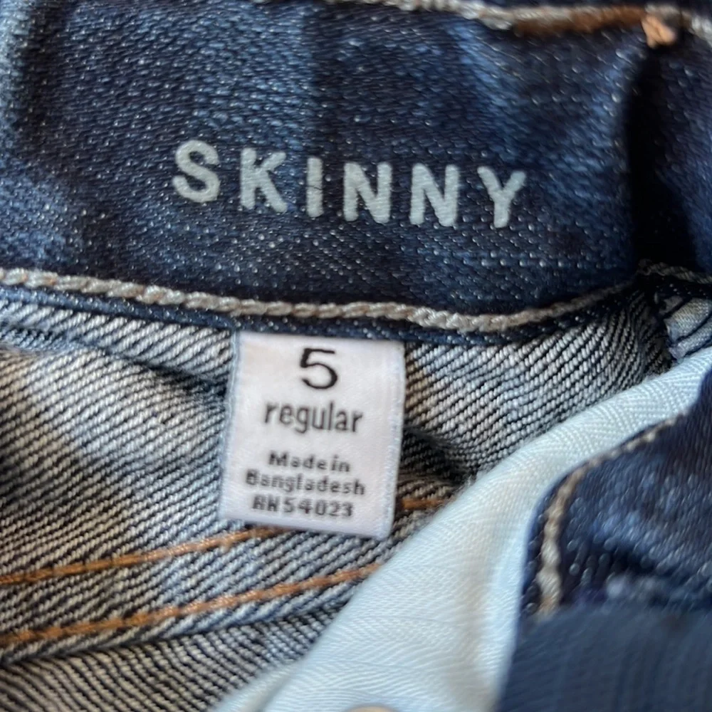 ❌ GAP Kids 1969 Skinny Dark Wash Jeans Size Girl’s 5
